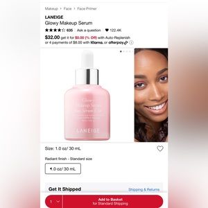 New LANEIGE Glowy Makeup Serum